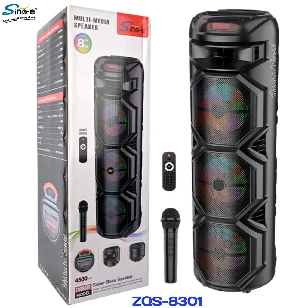 اسپیکر بلوتوثی قابل حملzqs_8301 منبع انرژی برق و باتری